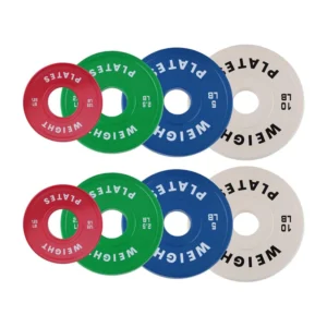2PCS Change Weight Plates 1.25LB 2.5LB 5LB 10LB Fractional Plate Bumper Plates for Weight Lifting Steel Insert Strength Training