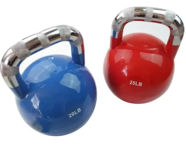 Wholesale Custom Logo Colorful Cast Iron Competition Gym Home Fitness Vinyl Kettlebell - Image 4